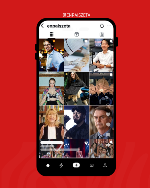 Post De Instagram Mockup De Teléfono Con Promoción Para Negocios Moderno Negro Y Rojo-10