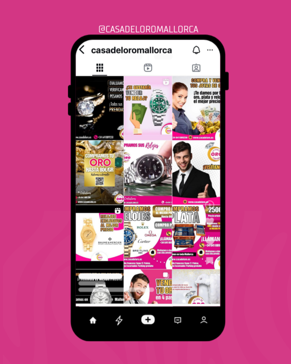 Post De Instagram Mockup De Teléfono Con Promoción Para Negocios Moderno Negro Y Rojo-17