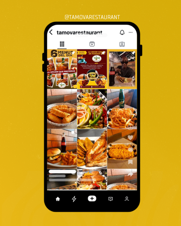Post De Instagram Mockup De Teléfono Con Promoción Para Negocios Moderno Negro Y Rojo-6