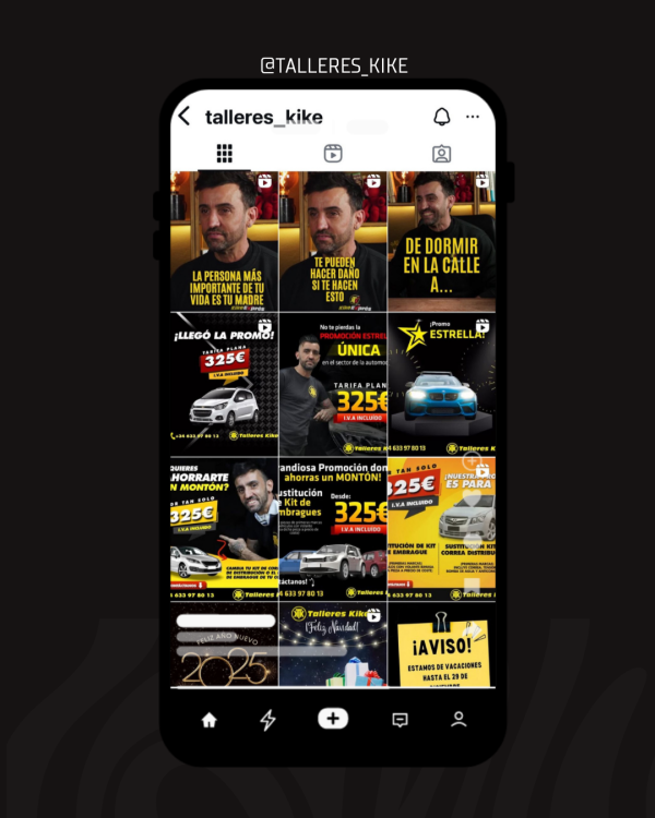 Post De Instagram Mockup De Teléfono Con Promoción Para Negocios Moderno Negro Y Rojo-7